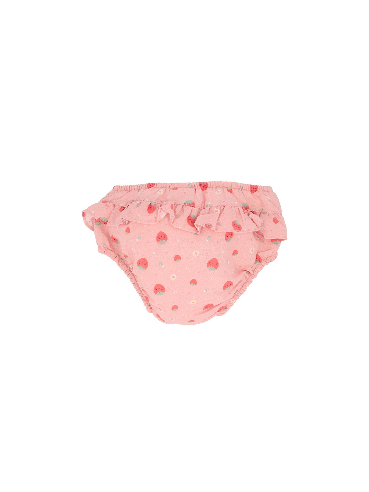 BAÑADOR PAÑAL VOLANTES PROTECCIÓN SOLAR STRAWBERRIES