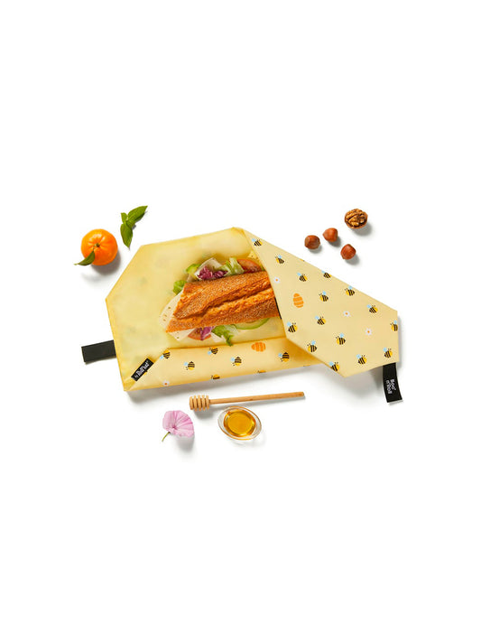 PORTA BOCADILLOS BOC'N'ROLL ANIMALS BEE Boc'n'Roll KIDSME