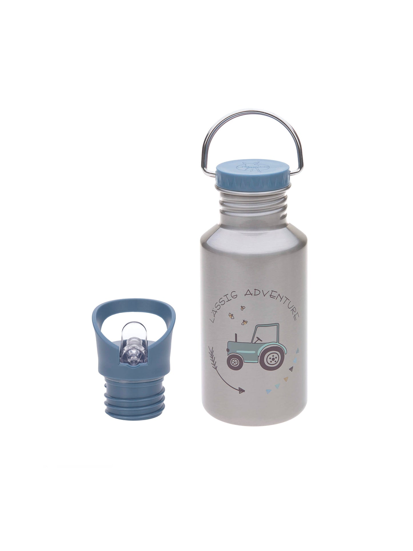 BOTELLA ACERO INOX TRACTOR Lassig KIDSME