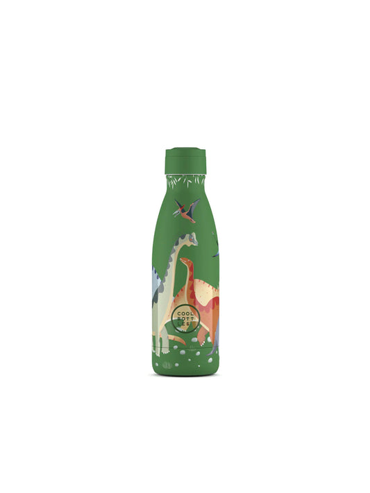 BOTELLA TÉRMICA 2 TAPONES JURASSIC ERA 350ml Cool Bottles KIDSME