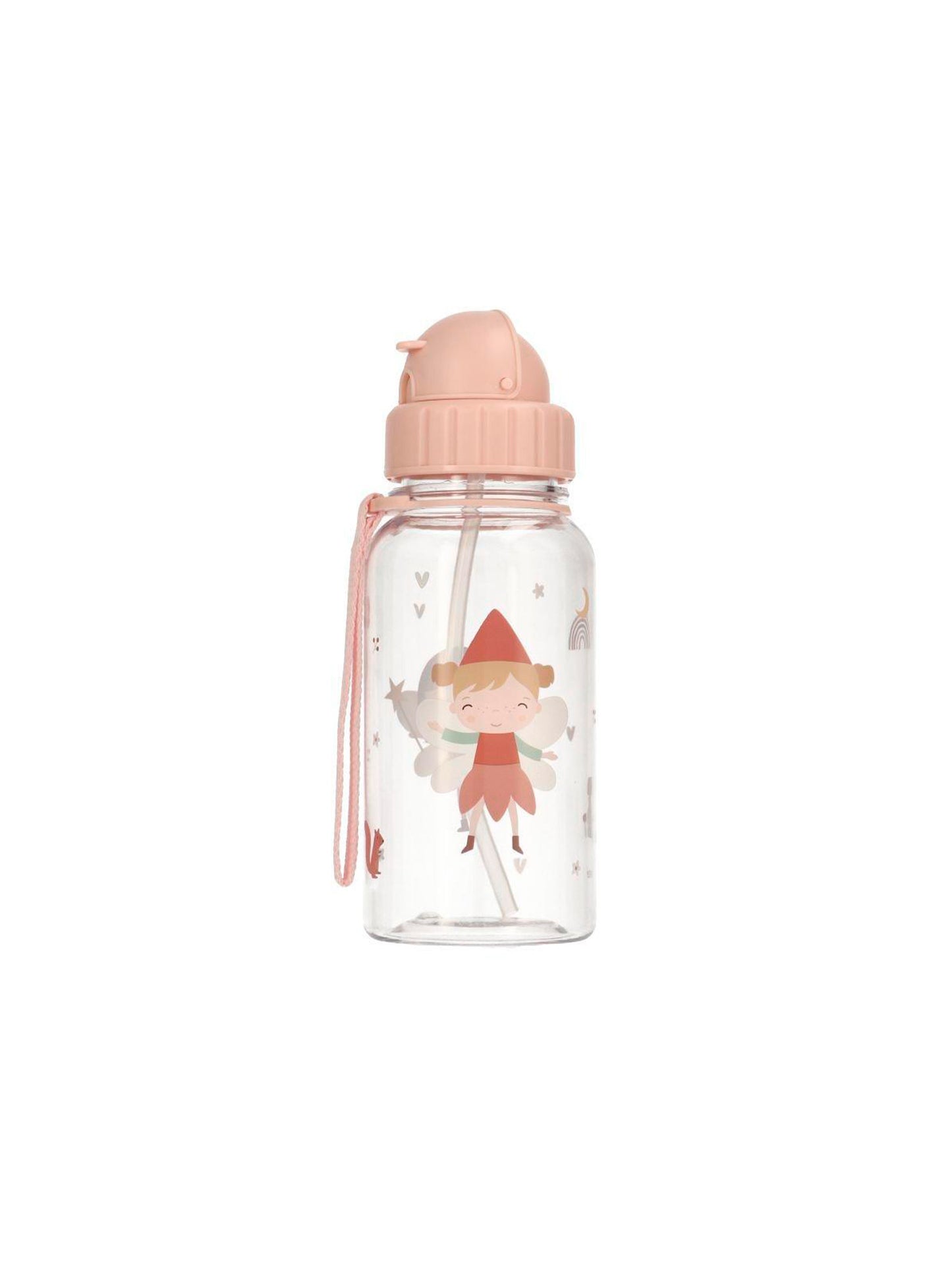 BOTELLA DE PLÁSTICO PAJITA WILD FAIRIES Tutete KIDSME