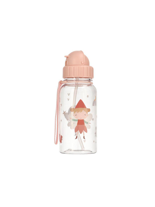 BOTELLA DE PLÁSTICO PAJITA WILD FAIRIES Tutete KIDSME