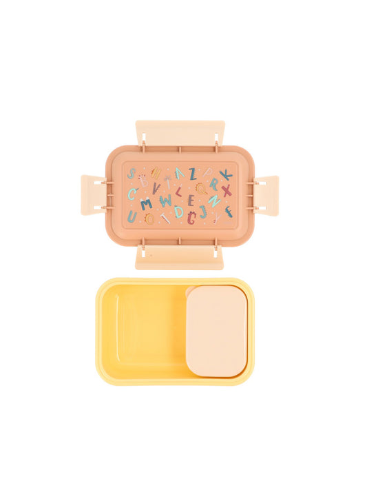 TUPPER-CAJA ALMUERZO BENTO FUNNY LETTERS Tutete KIDSME