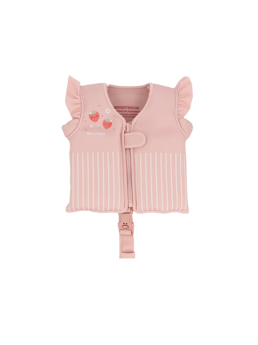 CHALECO FLOTADOR APRENDIZAJE STAWBERRIES 1-2 AÑOS Monneka KIDSME