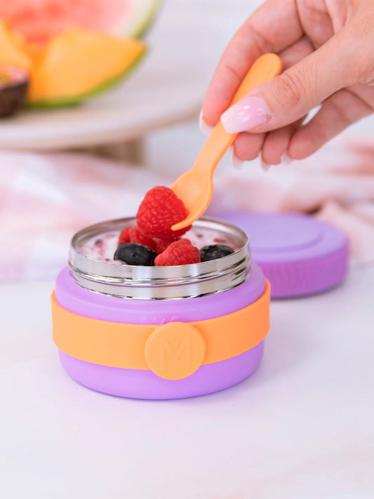 SET DE TENEDOR-CUCHARA BLUSH Yumbox KIDSME