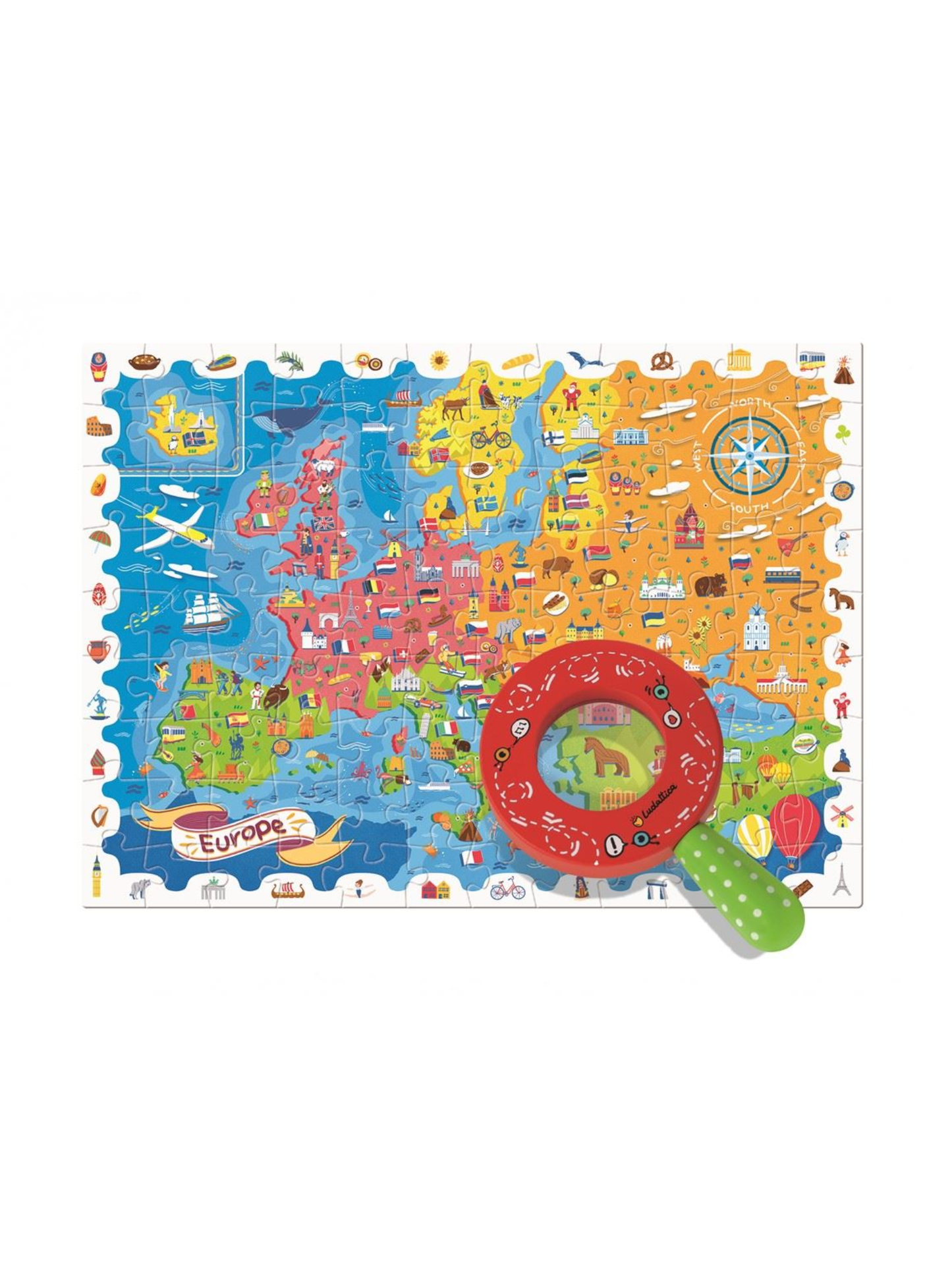 DETECTIVE PUZZLE - MAPA EUROPA