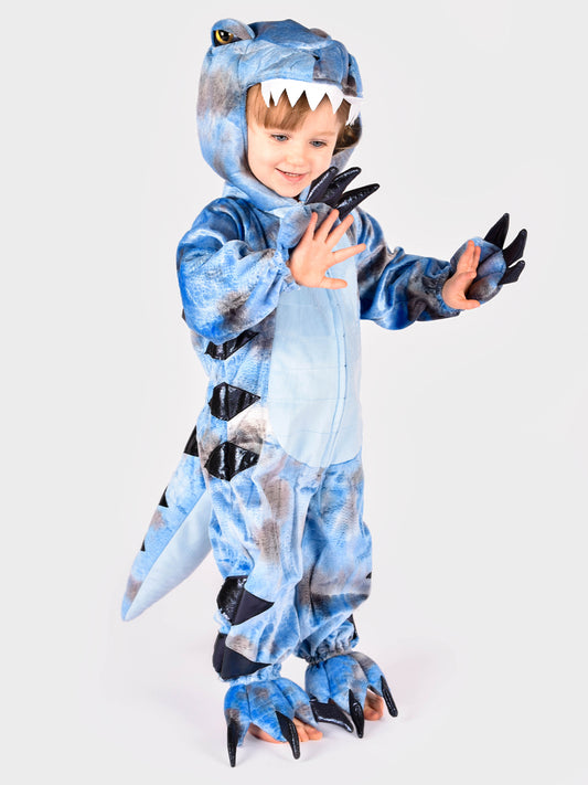 DISFRAZ DINO AZUL Den Goda Fen KIDSME