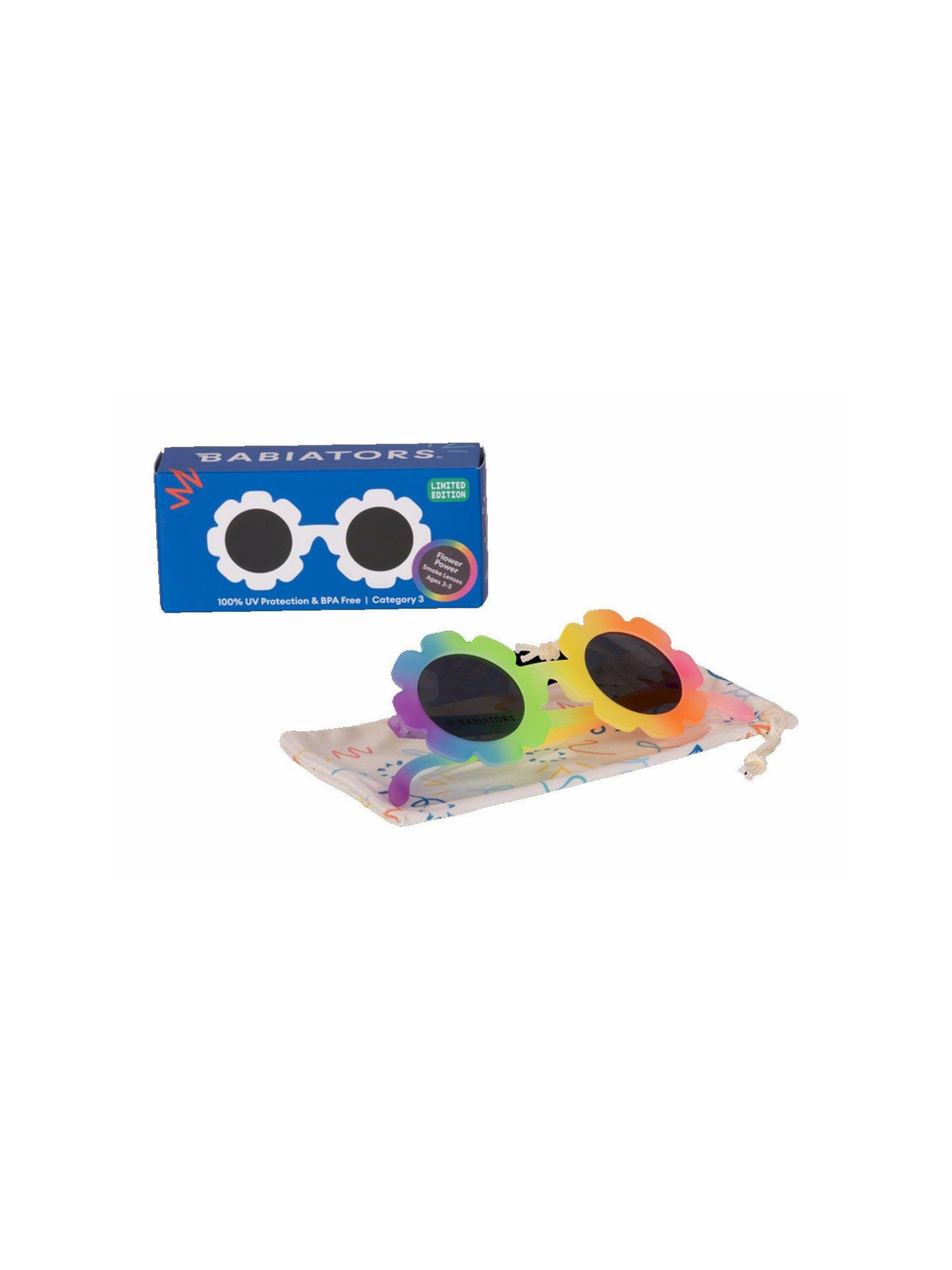 GAFAS DE SOL FLEXIBLES FLOWER POWER 3 TALLAS Babiators KIDSME