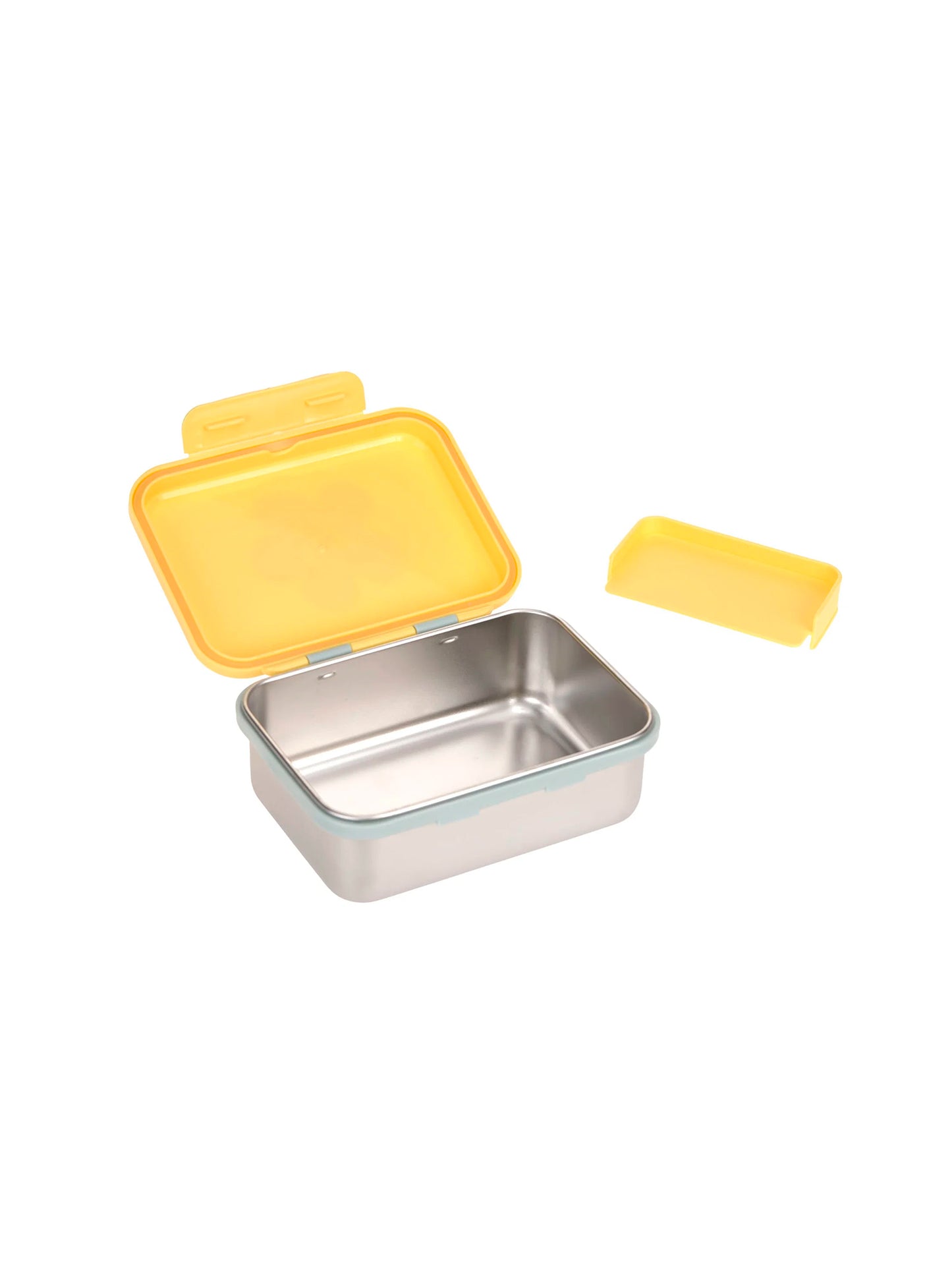 TUPPER-CAJA ALMUERZO ACERO INOX HAPPY FLOWERS Lassig KIDSME