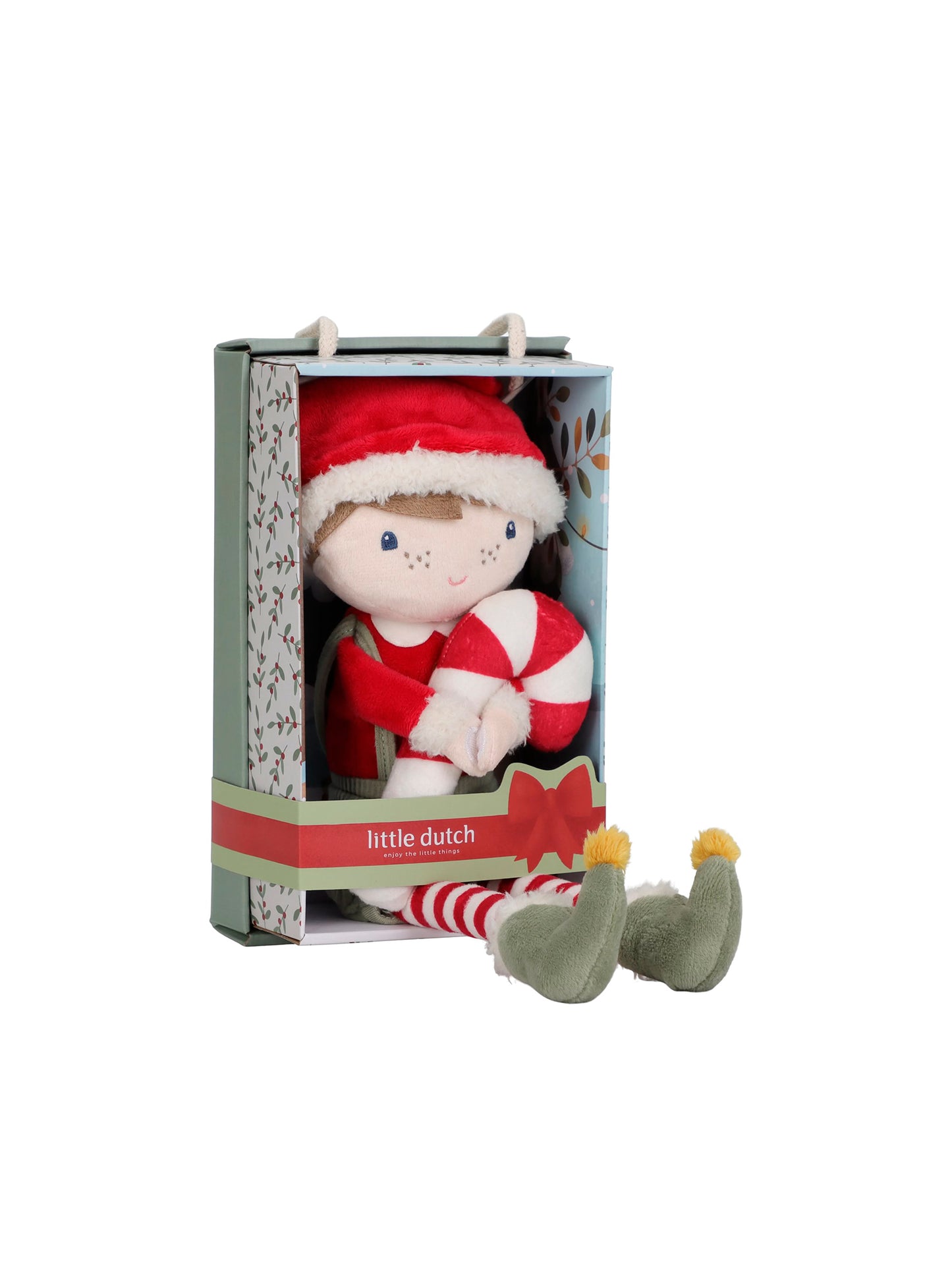 BONECA MACIA DE NATAL ROSA