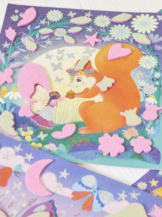 MAGIC FAIRIES - PEGATINAS DE ESPUMA Y ARENA Janod KIDSME