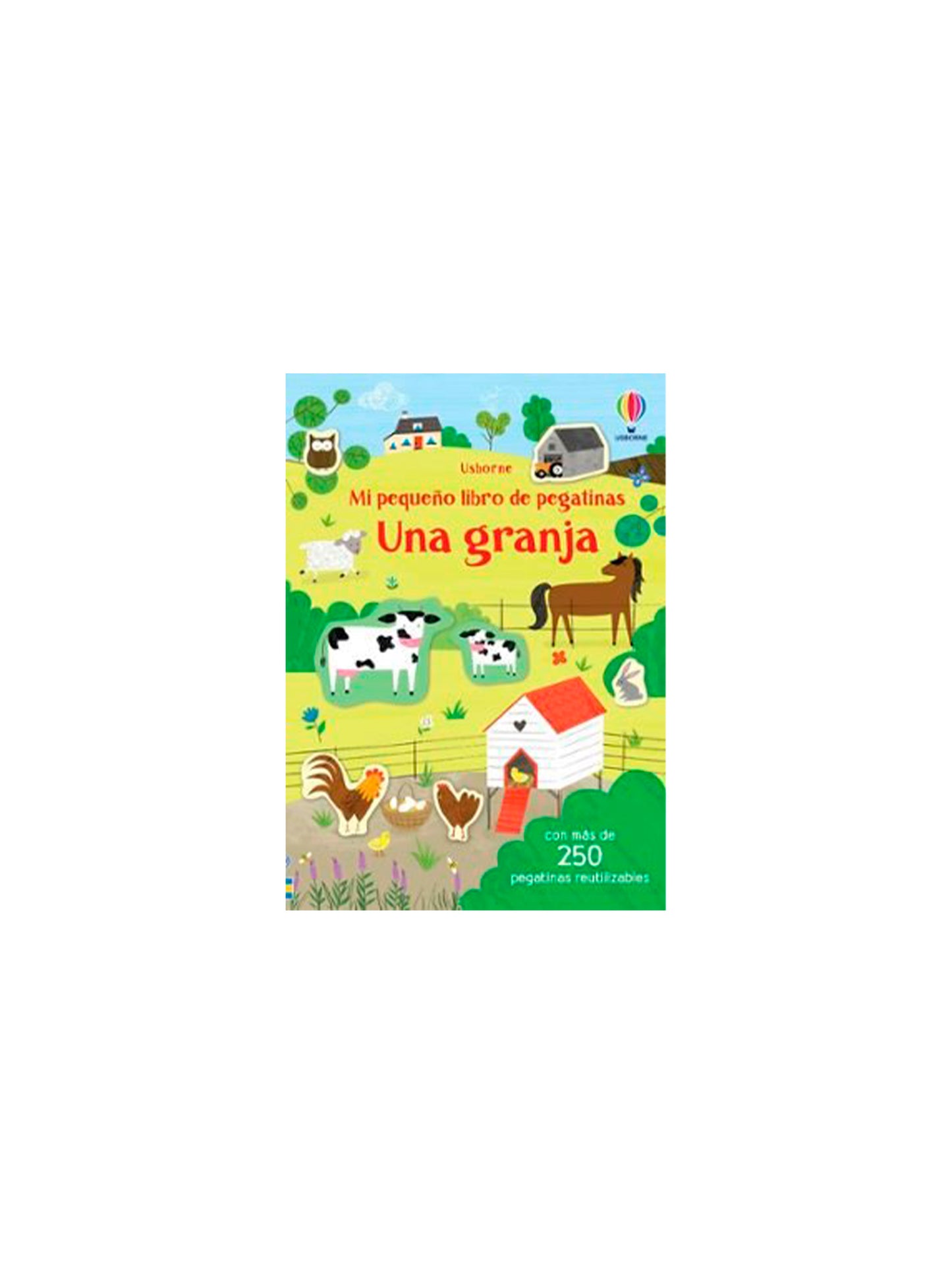 LIBRO DE PEGATINAS EN LA GRANJA Usborne KIDSME