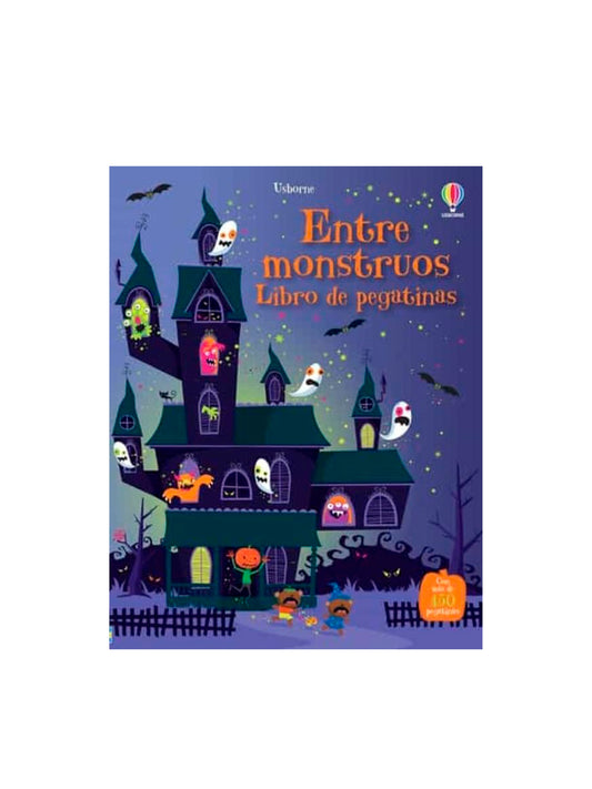LIBRO DE PEGATINAS ENTRE MONSTRUOS Usborne KIDSME