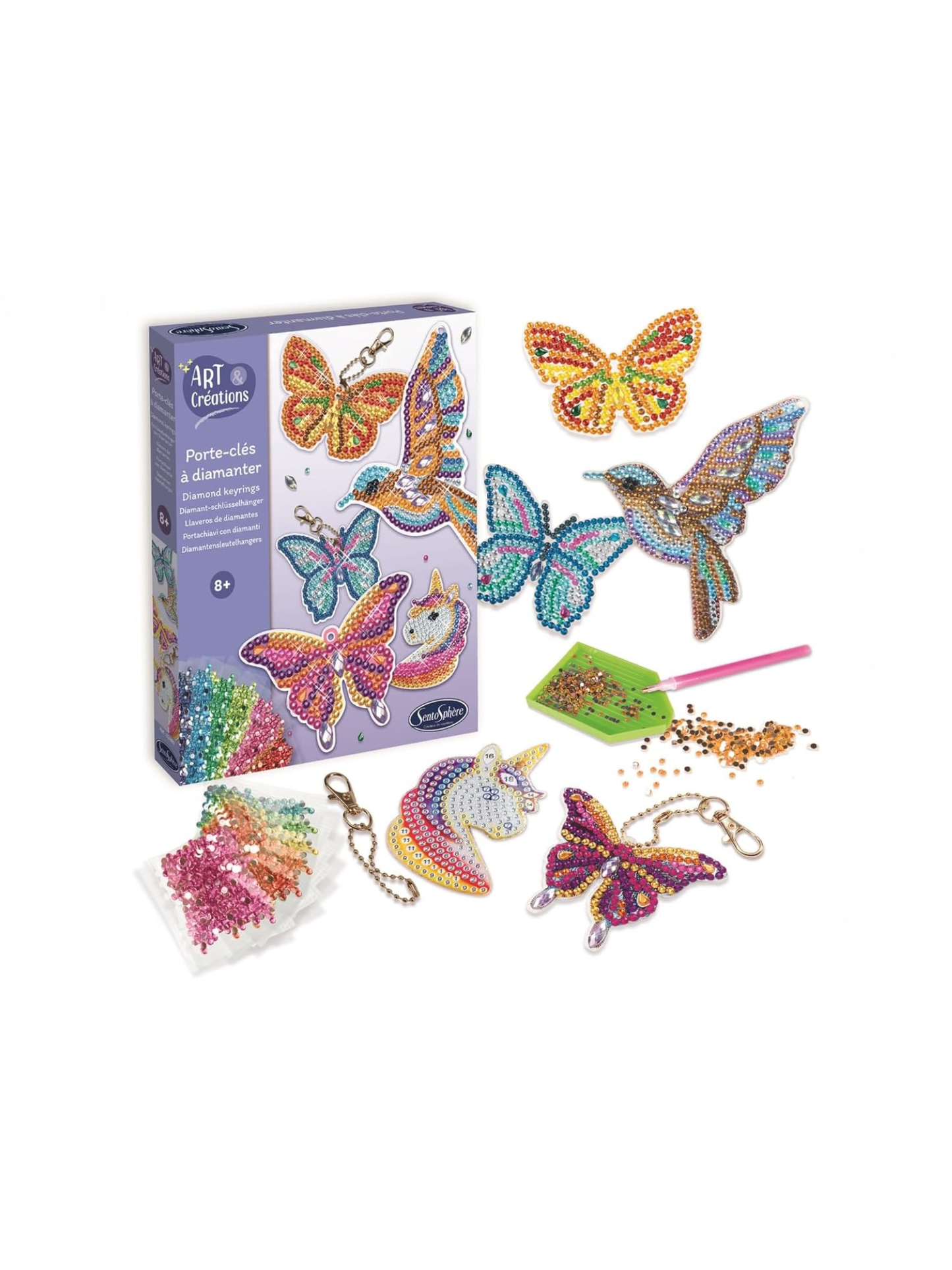 LLAVEROS DE DIAMANTE