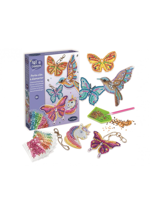 LLAVEROS DE DIAMANTE