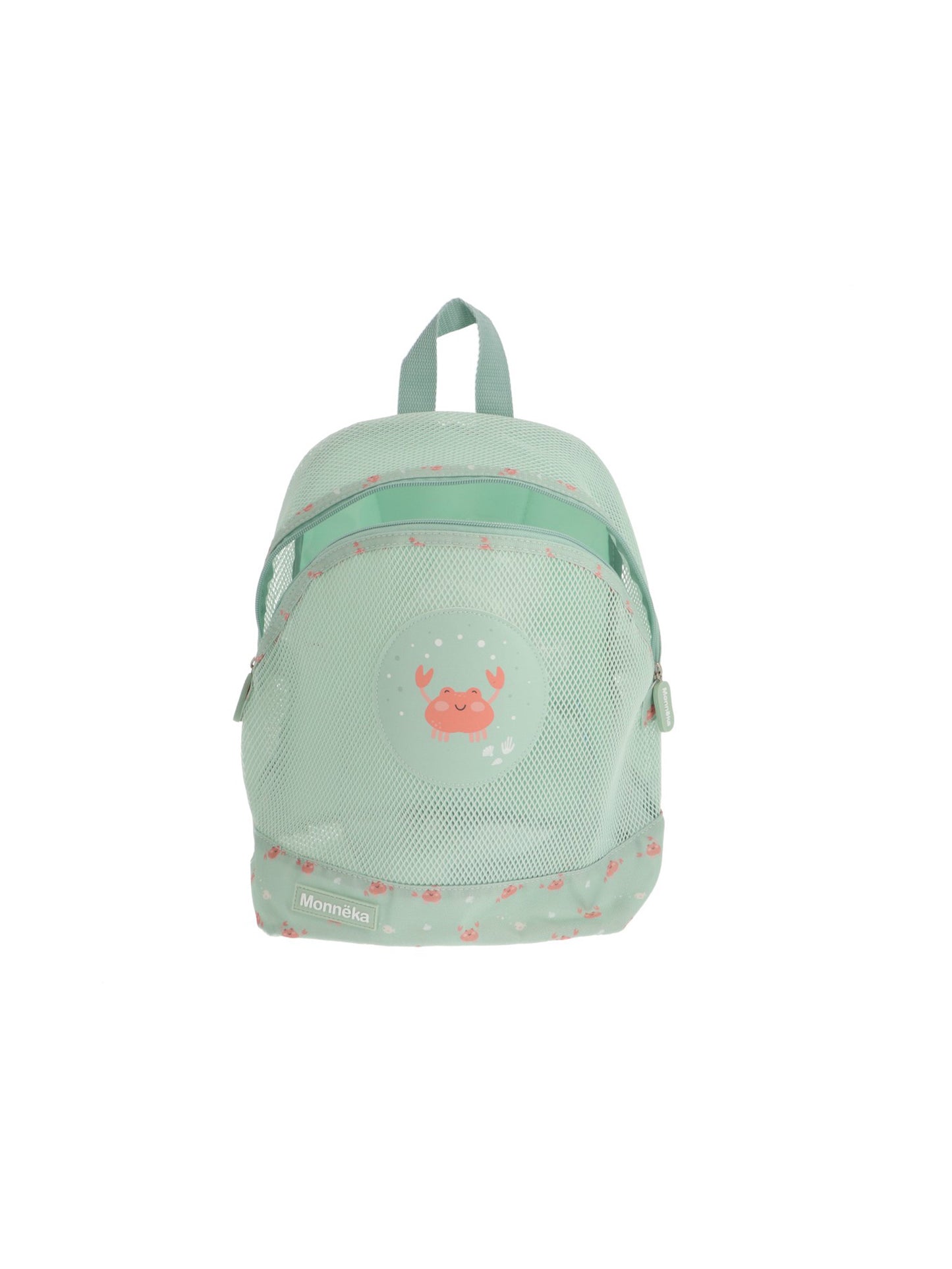 MOCHILA PLAYA ANTIARENA CRAB SAGE Monneka KIDSME