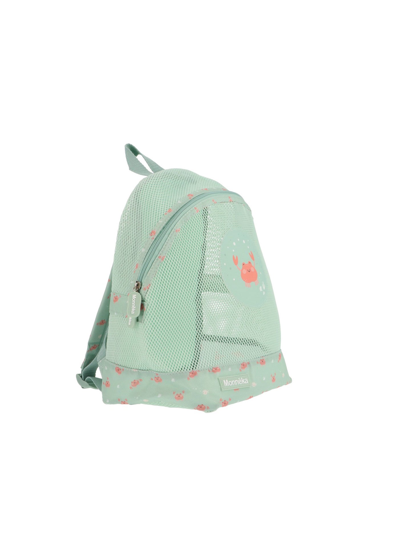 MOCHILA PLAYA ANTIARENA CRAB SAGE Monneka KIDSME