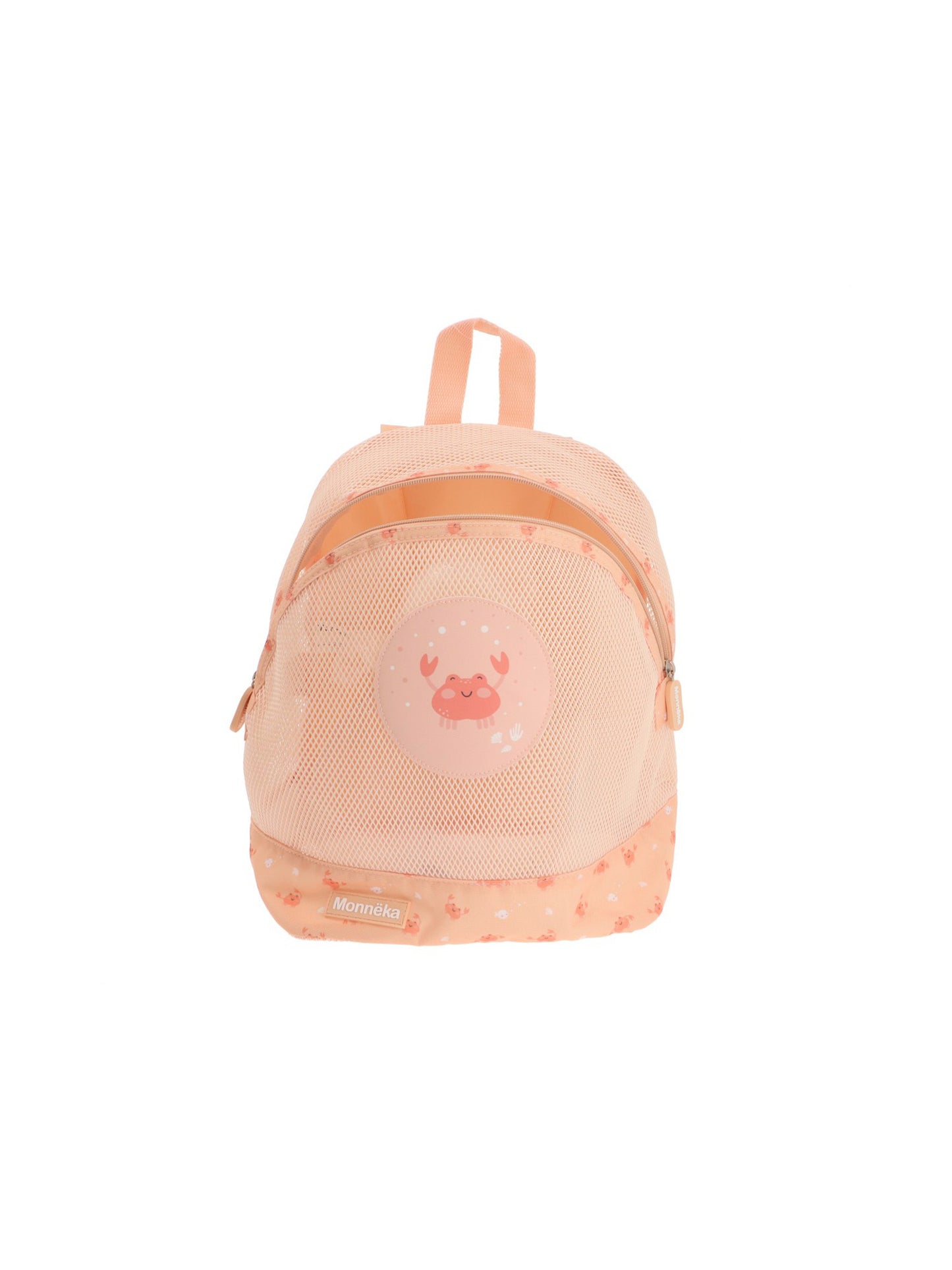 MOCHILA PLAYA ANTIARENA CRAB CORAL Monneka KIDSME