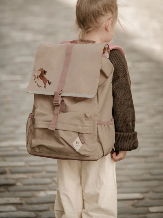 MOCHILA GRANDE ECO WILD AT HEART Fabelab KIDSME