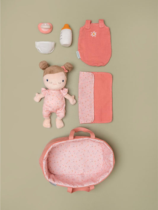 MUÑECA ROSA CON COMPLEMENTOS Little dutch KIDSME
