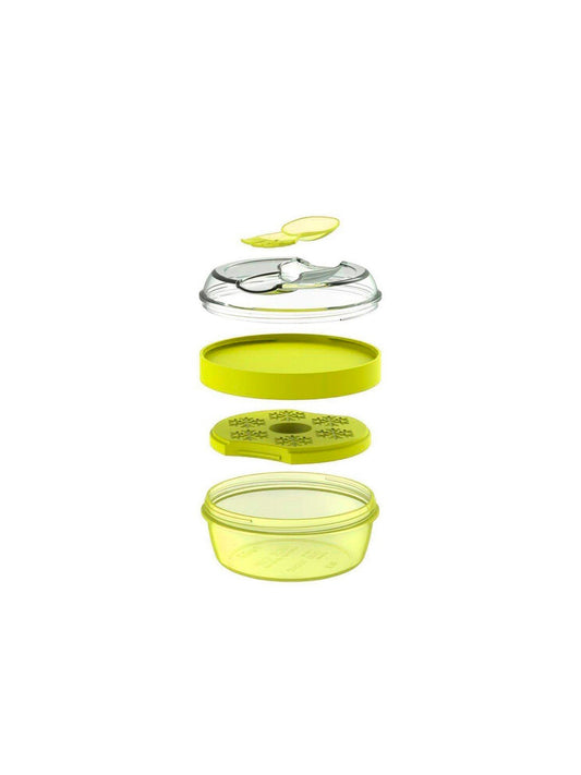 TUPPER-CAJA ALMUERZO CON TAPA REFRIGERANTE N'ICE CUP LIME Carl Oscar KIDSME