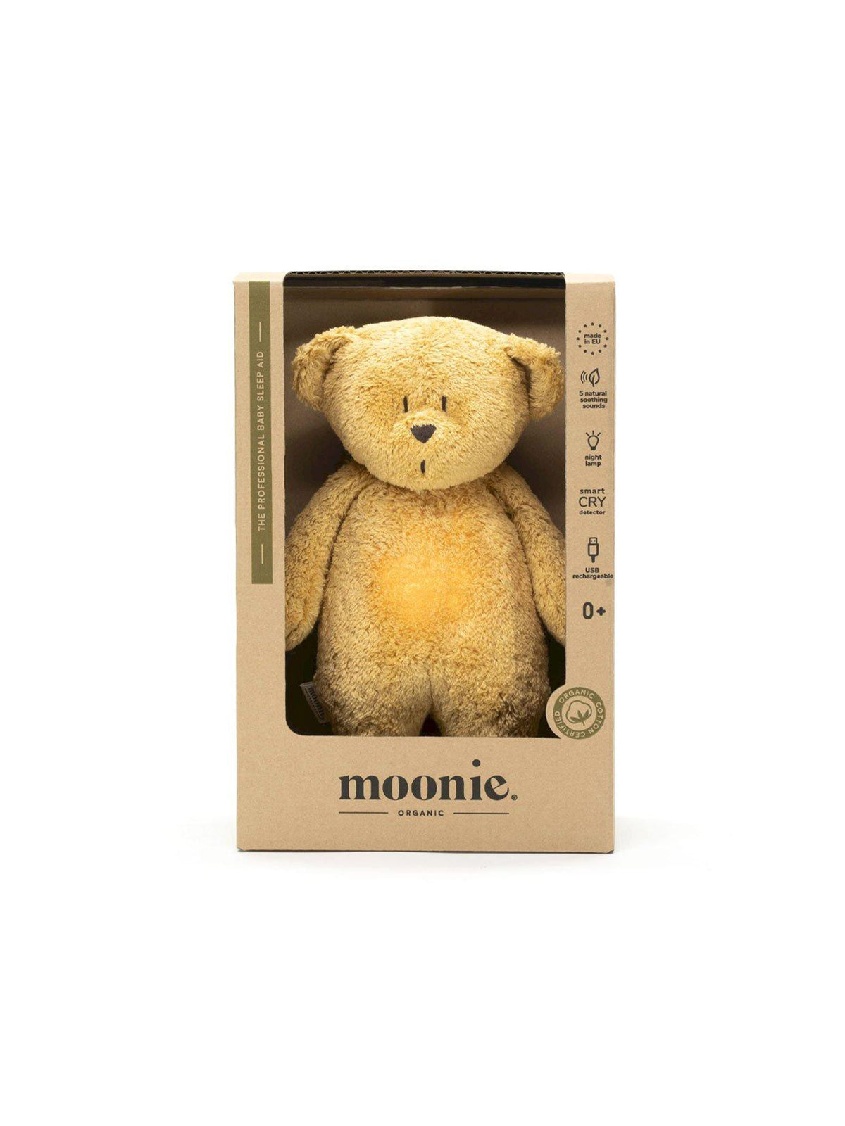 OSO DE PELUCHE LUZ Y SONIDO HONEY NATURE Moonie KIDSME