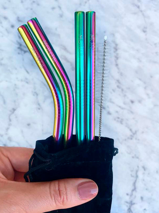 PACK PAJITAS DE ACERO INOX