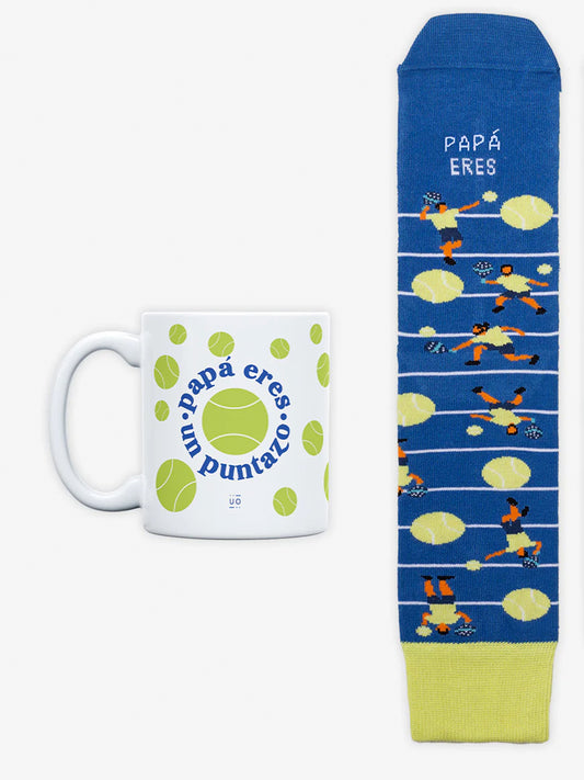 TAZA + CALCETINES "PAPÁ, ERES UN PUNTAZO" Kidsme KIDSME