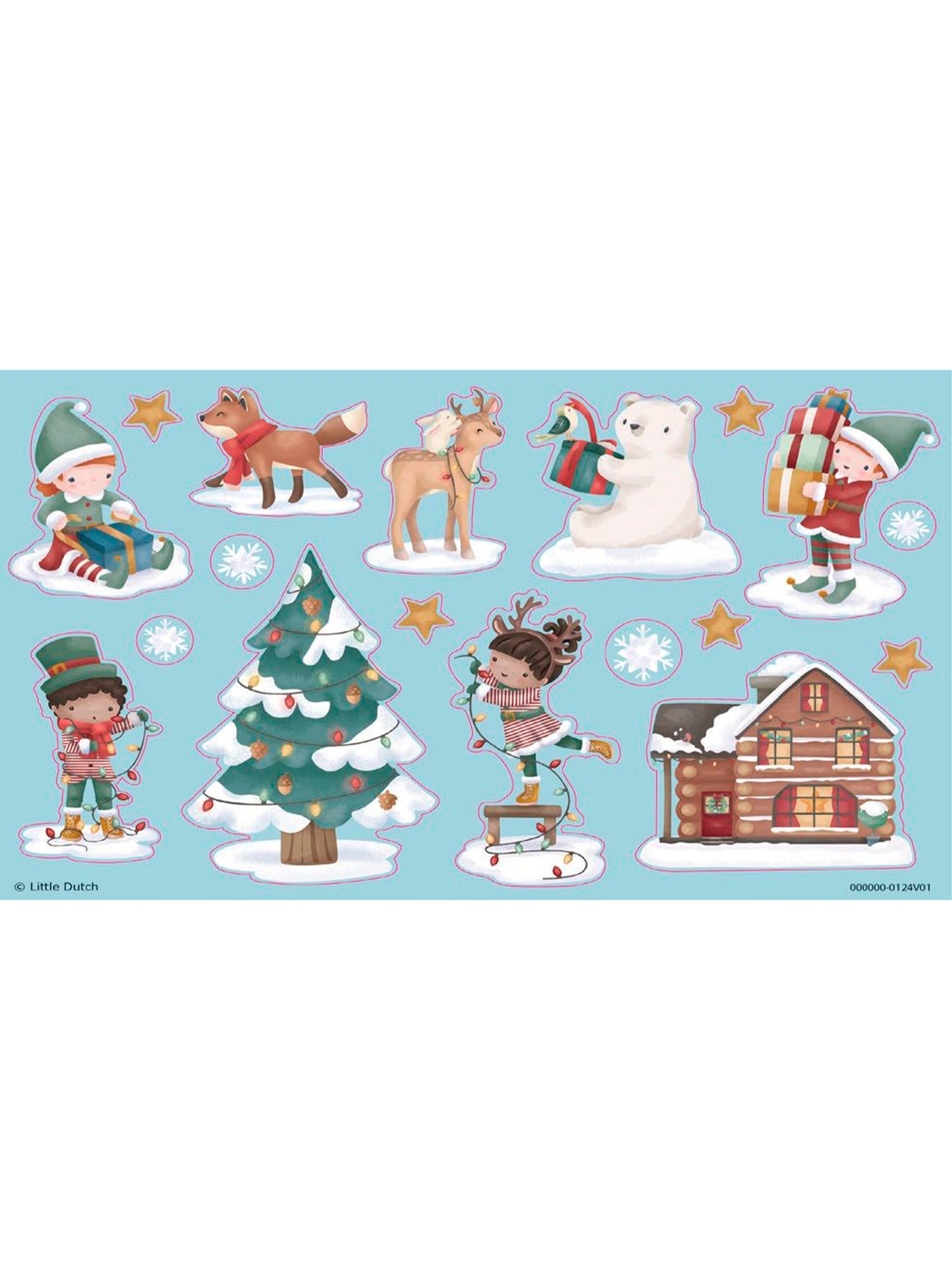 PINK CHRISTMAS SOFT DOLL