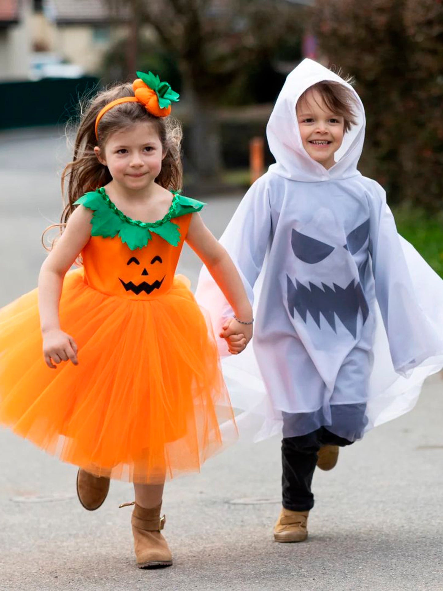 VESTIDO + DIADEMA PRINCESA PUMPKIN