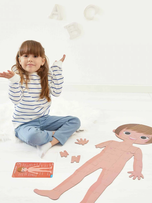 4 PUZZLES EL CUERPO HUMANO Janod KIDSME