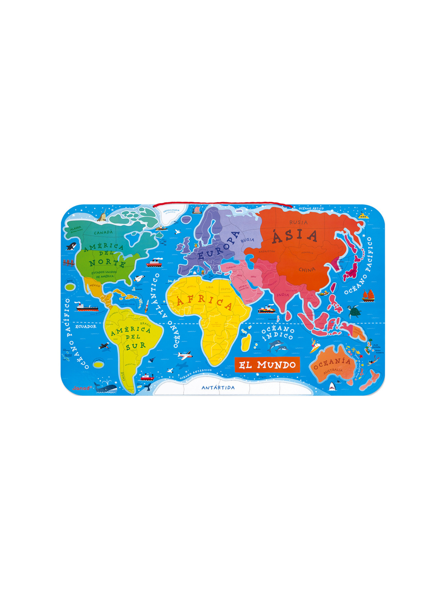 PUZZLE MAGNÉTICO ATLAS MUNDIAL