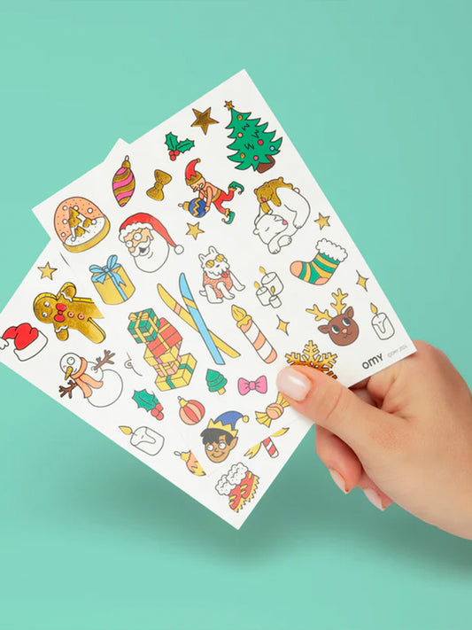 TATOOS NAVIDAD HO HO HO Omy KIDSME