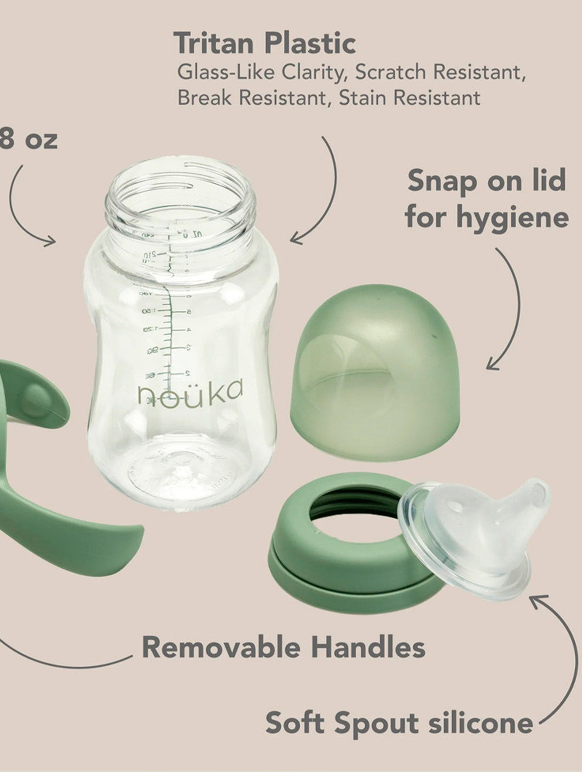 TAZA SOFT SPOUT MOSS Noüka KIDSME