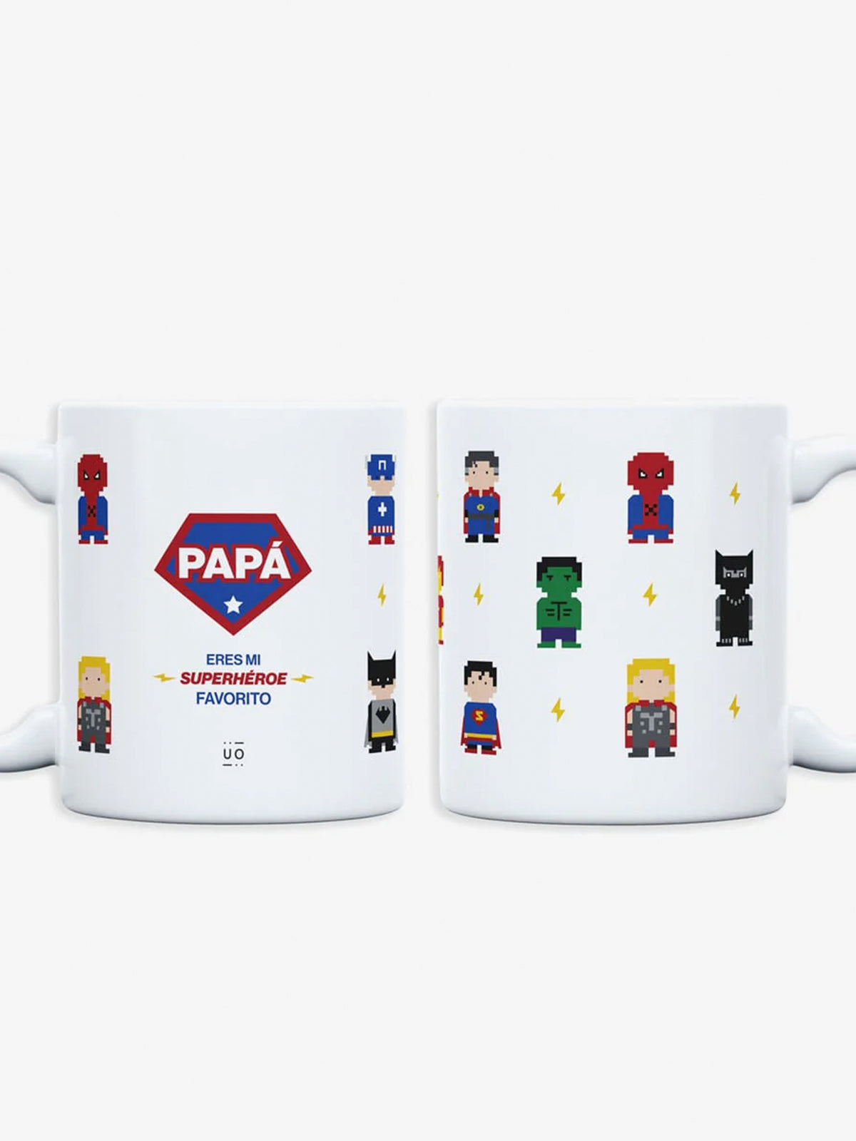 TAZA + CALCETINES "PAPÁ, ERES MI SÚPERHÉROE FAVORITO" Kidsme KIDSME