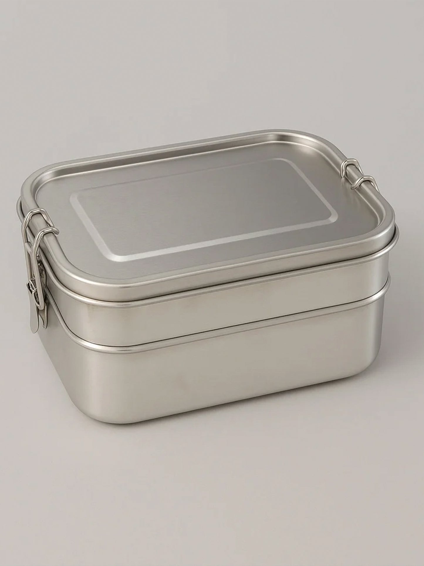 TUPPER ACERO INOX DOBLE HAPS BOX