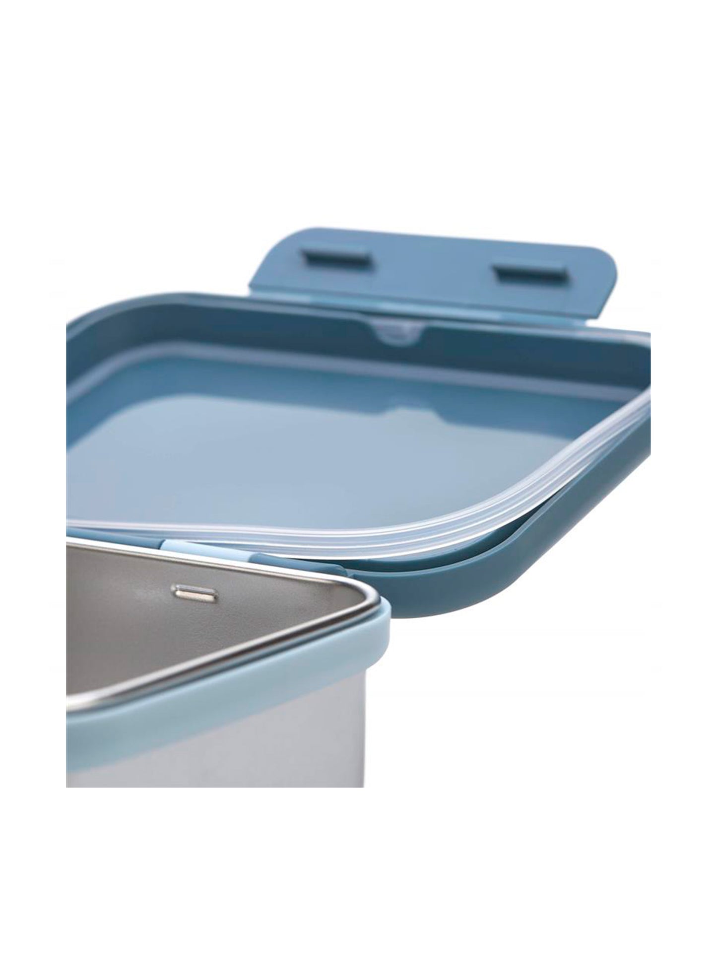 TUPPER-CAJA ALMUERZO ACERO INOX HAPPY LIGHT BLUE Lassig KIDSME