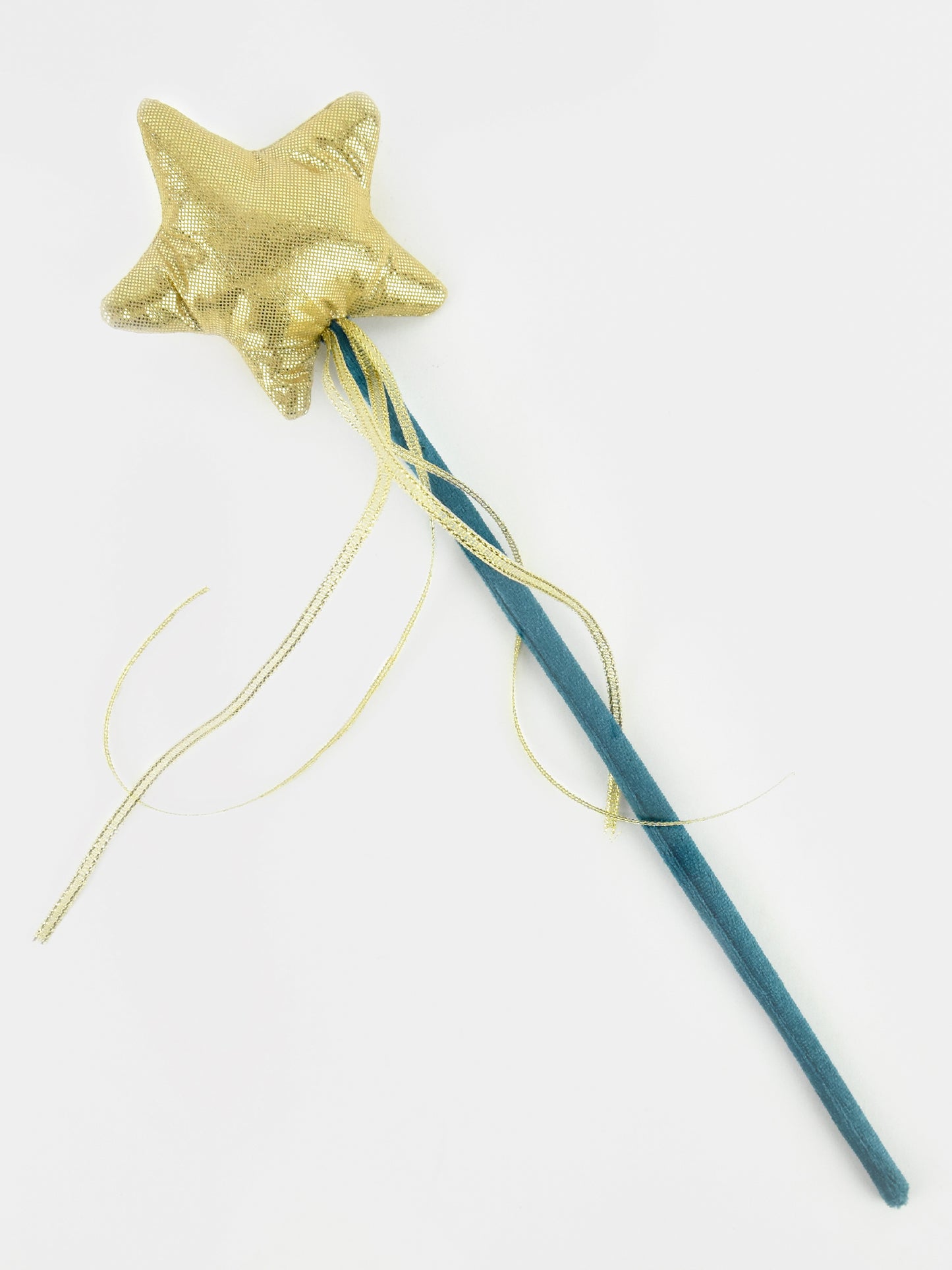 BLUE FAIRY COSTUME WITH WINGS AND WAND