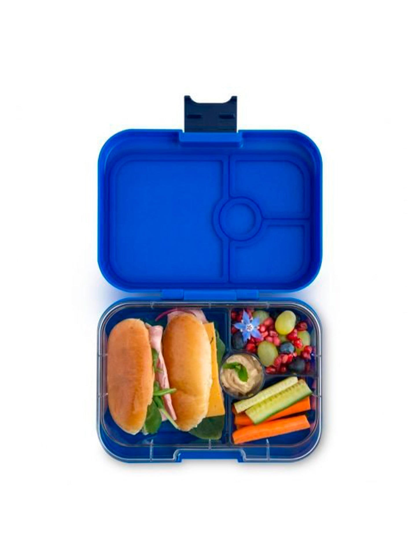 YUMBOX TAPAS XL 4 SECCIONES SHARK BLUE Yumbox KIDSME