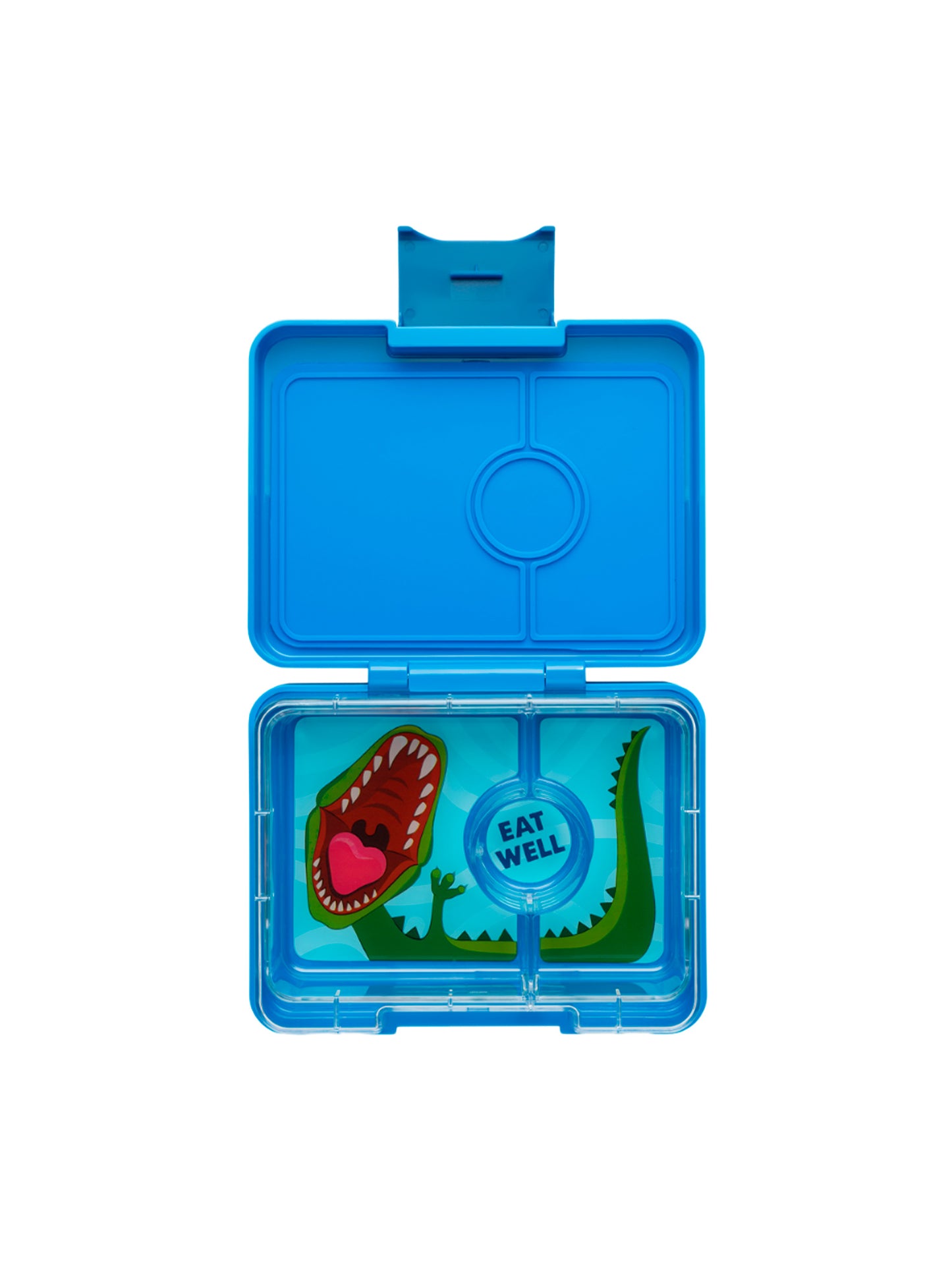 YUMBOX SNACK 3 SECCIONES DINOSAUR BLUE Yumbox KIDSME