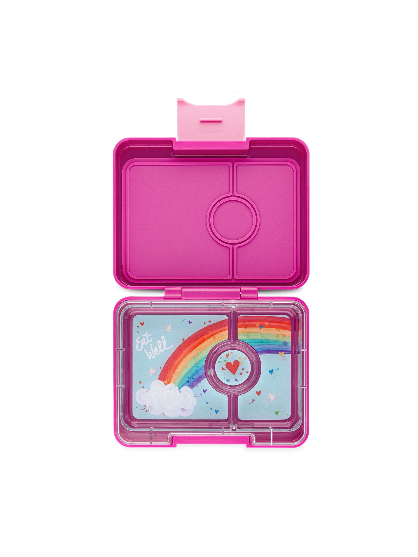 YUMBOX SNACK 3 SECCIONES RAINBOW MALIBÚ PURPLE Yumbox KIDSME