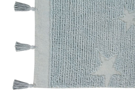 ALFOMBRA LAVABLE HIPPY AQUA BLUE Kidsme Store KIDSME