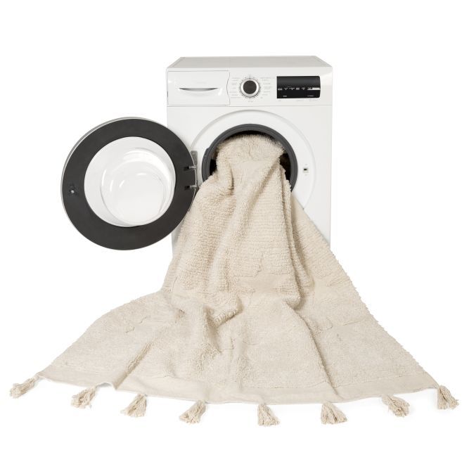 ALFOMBRA LAVABLE HIPPY STARS NATURAL Kidsme Store KIDSME