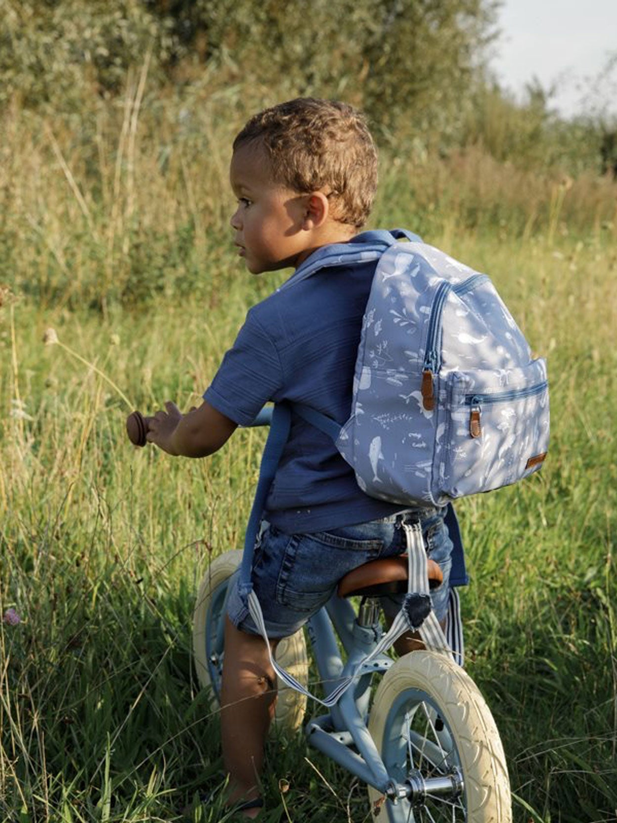 BICICLETA DE EQUILIBRIO AZUL Little dutch KIDSME