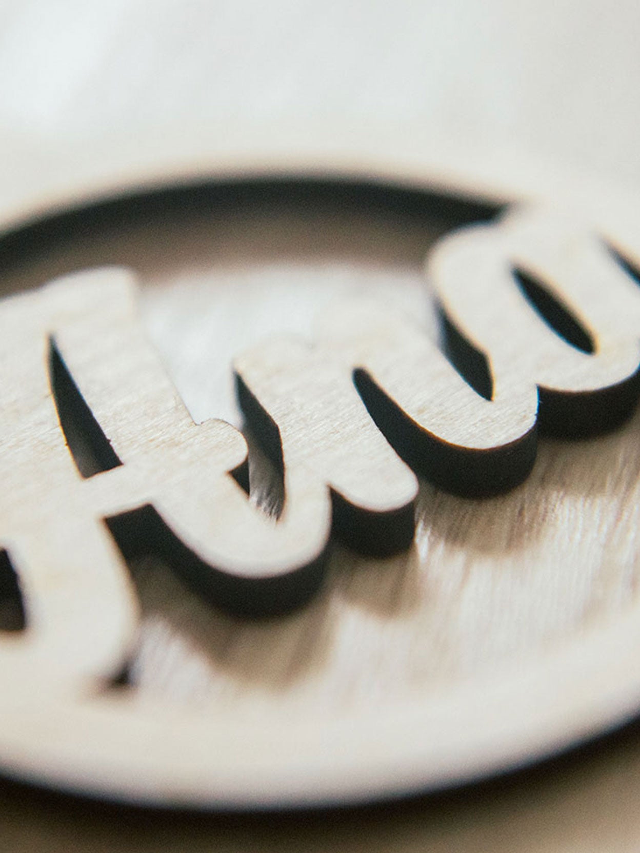 BOLA MADERA LAZO NAVIDAD PERSONALIZADA Kidsme KIDSME