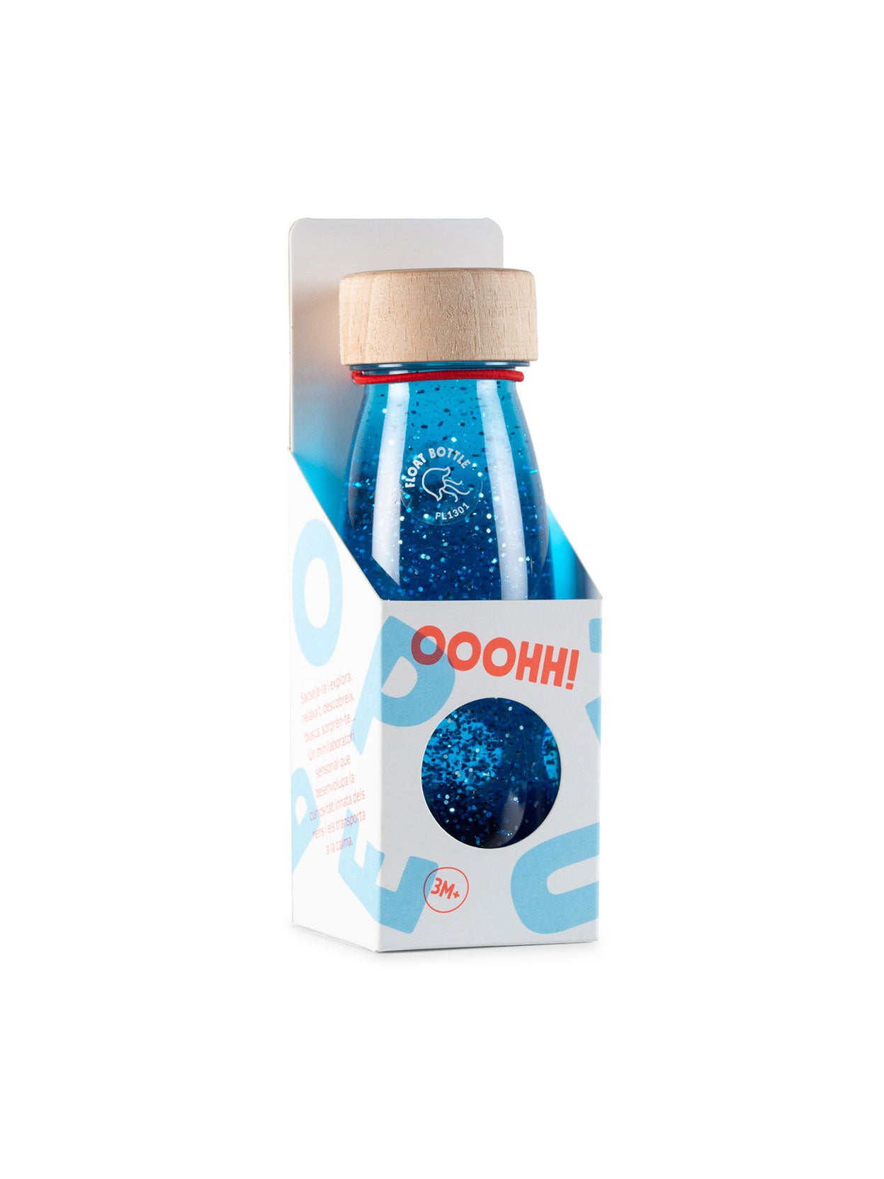 BOTELLA SENSORIAL AZUL Petit Boum KIDSME