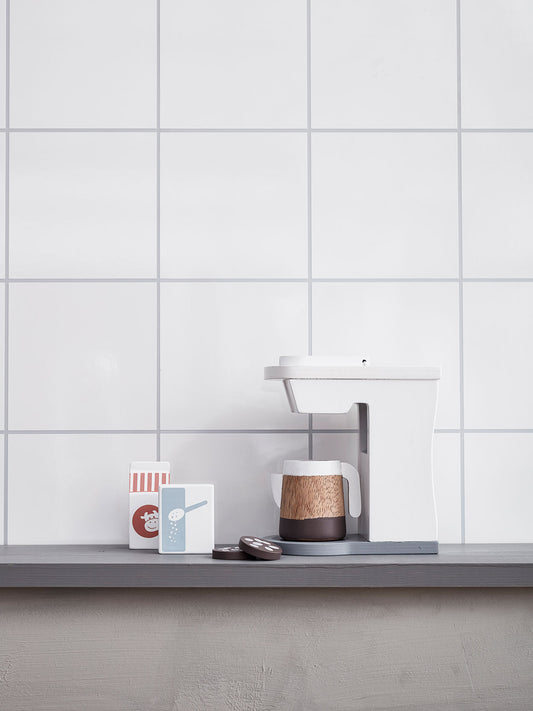 CAFETERA MADERA Y ACCESORIOS Kids Concept KIDSME