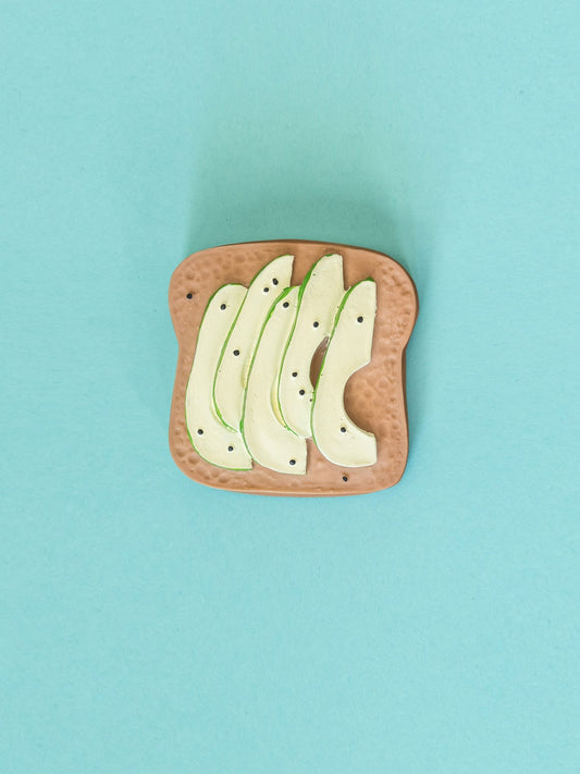 MORDEDOR CAUCHO TOSTADA AGUACATE Lolaletost KIDSME