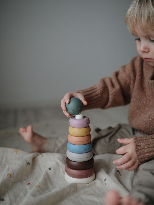 PIRÁMIDE APILABLE RUSTIC Mushie KIDSME