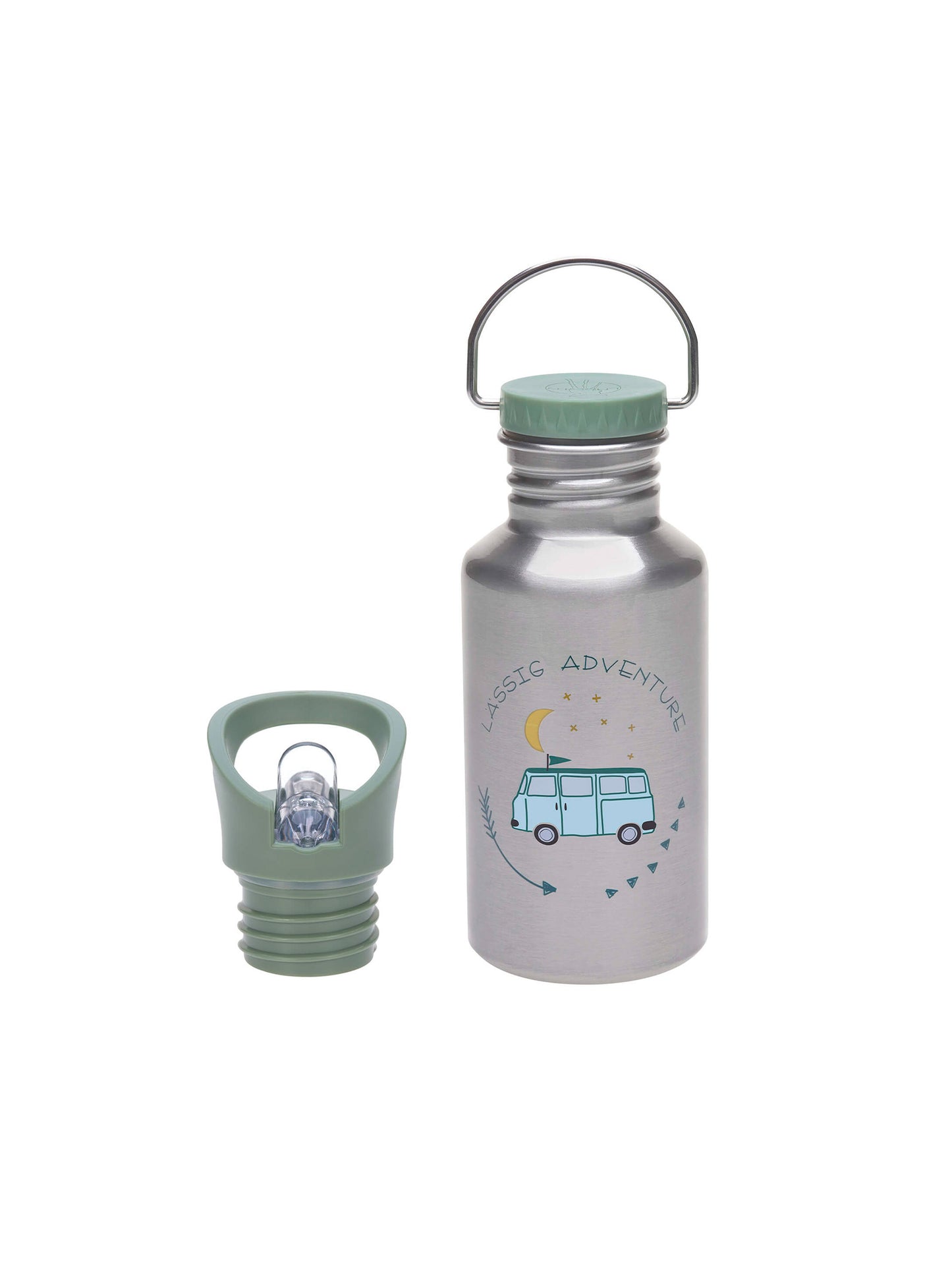 BOTELLA ACERO INOX ADVENTURE BUS Lassig KIDSME